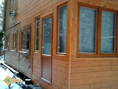 Дешевые деревянные окна со стеклопакетами Эконом - миниатюра-1 (Москва)