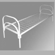 Одноярусные прочные кровати металлические для больниц - миниатюра-0 (Нарьян-Мар)