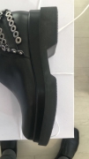 Ботинки новые Lestrosa Италия размер 39 кожа чёрные на платформе осень весна внутри кожа полусапоги полусапожки полуботинки  - миниатюра-1 (Москва)