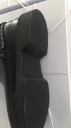 Ботинки новые Lestrosa Италия размер 39 кожа чёрные на платформе осень весна внутри кожа полусапоги полусапожки полуботинки  - миниатюра-2 (Москва)