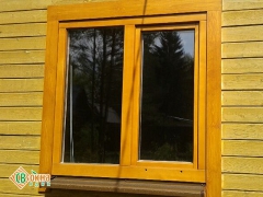 Дешевые деревянные окна со стеклопакетами Эконом - миниатюра-0 (Москва)