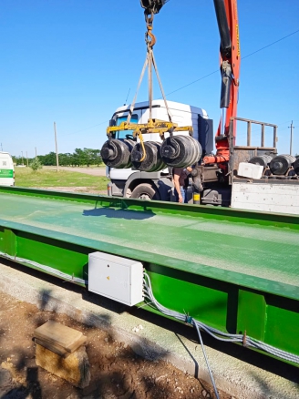 Автомобильные весы АСП 100 тонн 24 метра на поверхности (Белгород)