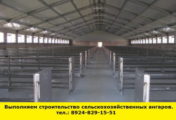 Позвоните нам и мы выполним строительство сельскохозяйственных ангаров (Иркутск)
