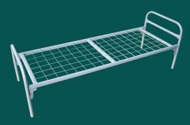 Бюджетные металлические кровати эконом класса от производителя - миниатюра-1 (Тамбов)