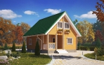 Построим дом 4х6 всего за 60 дней из профилированного бруса во Владивостоке - миниатюра-1 (Владивосток)