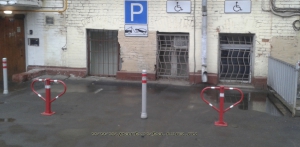 Складные парковочные столбики, Столбики для парковки автомобилей - миниатюра-2 (Москва)