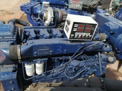 Двигатель судовой б\у  Weichai WD12C-380 -17с гидравлическим реверс-редуктором - миниатюра-1 (Владивосток)