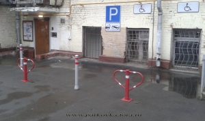 Складные парковочные столбики, Столбики для парковки автомобилей - миниатюра-3 (Москва)