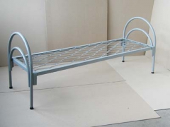 Одноярусные прочные кровати металлические для больниц - миниатюра-1 (Нарьян-Мар)