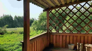 Добротный дом с хоз-вом и баней на хуторе под Псковскими Печорами  - миниатюра-4 (Печоры)